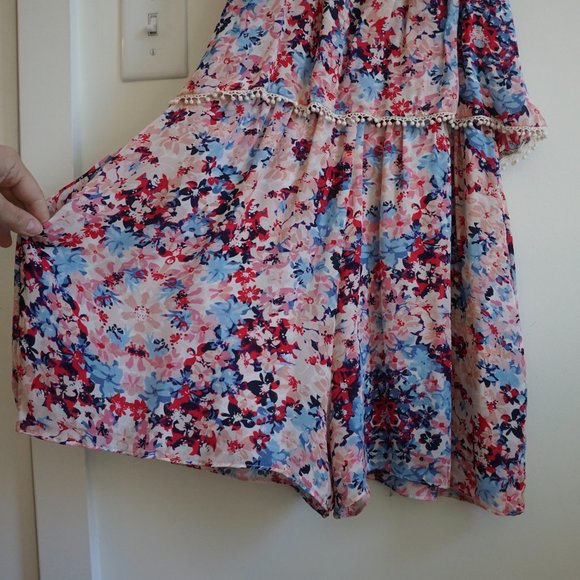 Parker 100% Silk Catamaran Romper Size S - Picture 10 of 12